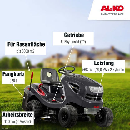 AL-KO Comfort 18-103.4 HD-A V2 Rasentraktor