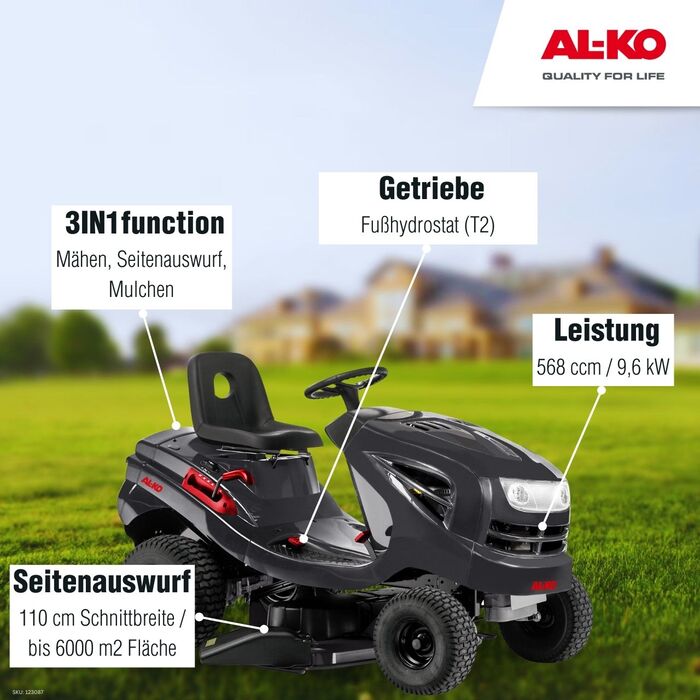 AL-KO Comfort 18-111.4 HDS-A V2 Rasentraktor