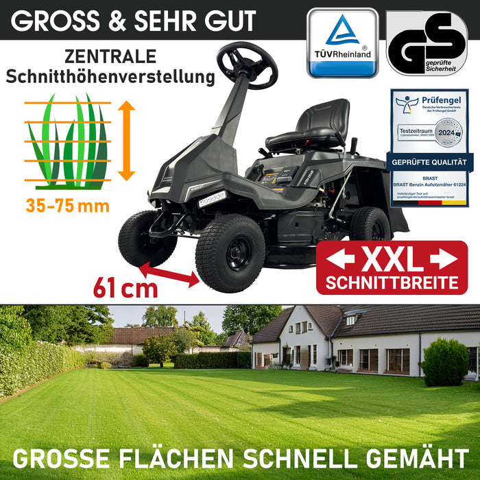 BRAST 61224 ESTART Aufsitzrasenmäher