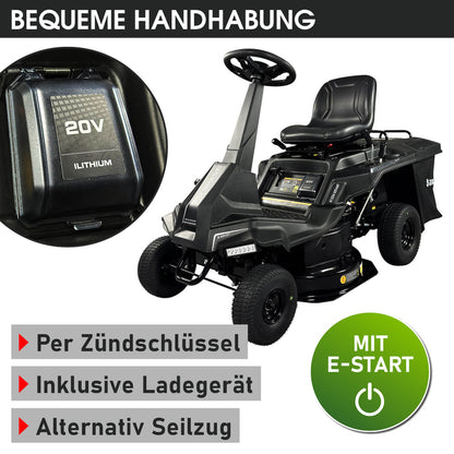 BRAST 61224 ESTART Aufsitzrasenmäher