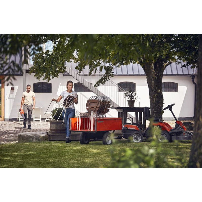 HUSQVARNA R 112iC Akku-Frontmäher Inkl. Mähdeck Combi 85